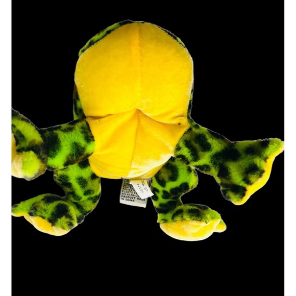 Ganz Bullfrog Stuffed Animal Frog Plush No Code Green Speckled Webkinz P11 - Picture 3 of 5